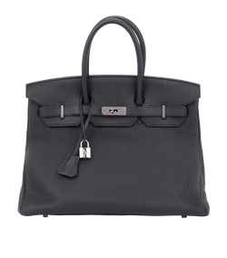 Birkin 35 In Black Togo, [R] (2014), B/DB/CL/K/L/RC/R, 3*